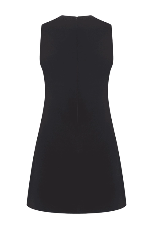 VESTIDO MARCELLA COM BOTÃO DOURADO
