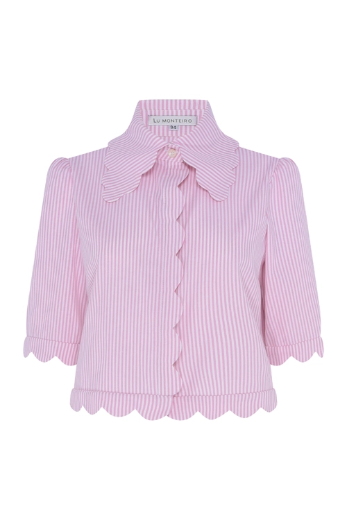 CAMISA SHELL LISTRADA